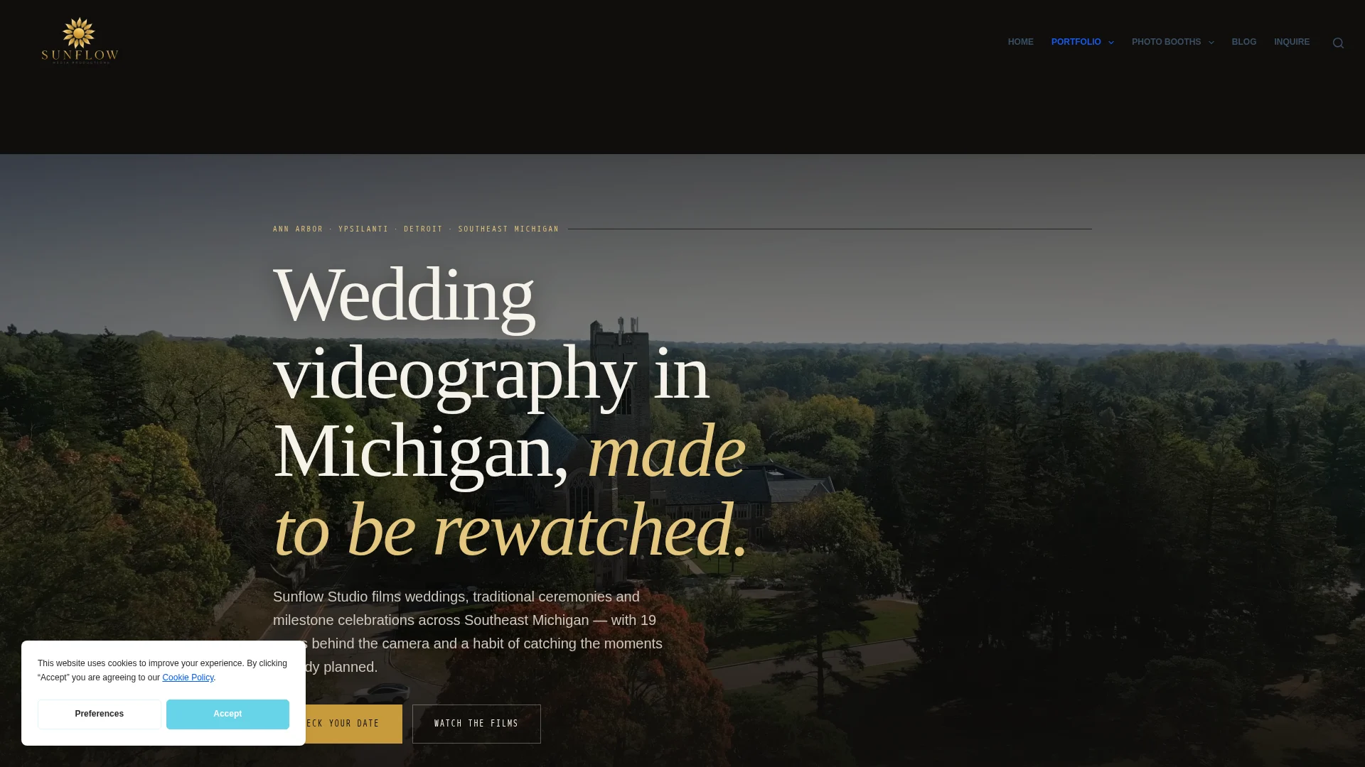Full Wedding Videography